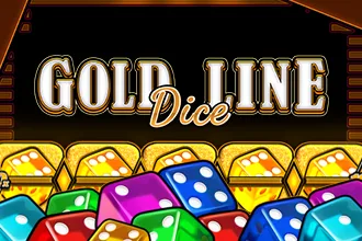 Gold Line Dice