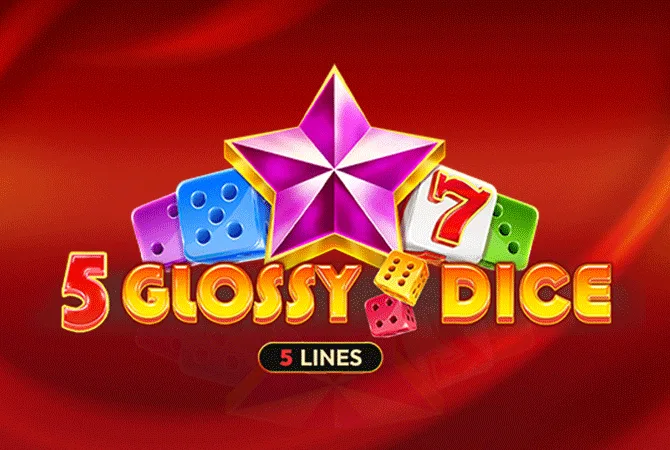 5 Glossy Dice