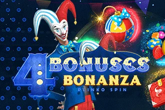 4 Bonuses Bonanza - Plinko Spin