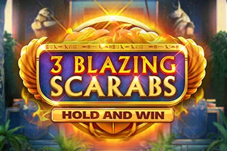 3 Blazing Scarabs Hold and Win
