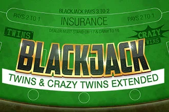 Blackjack Twins and Crazy Twins Extended